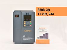 00091100 Частотный преобразователь INSTART LCI-G11/P15-4B, 380В, 11кВт, 25А