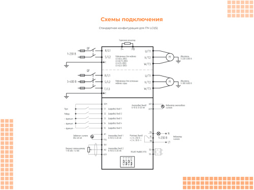 00092800 Частотный преобразователь INSTART LCI-G315/P355-4, 380В, 315кВт, 585А фото 7