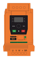 00007V00 Преобразователь частоты INSTART NCI-G7.5-2B +NCI-SM, 220В, 7,5кВт, 32А