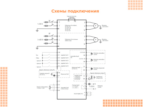 00111300 Частотный преобразователь INSTART VCI-G11-4B, 380В, 11кВт, 25А фото 4