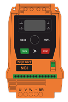 00007T00 Преобразователь частоты INSTART NCI-G4.0-2B +NCI-SM, 220В, 4кВт, 17А
