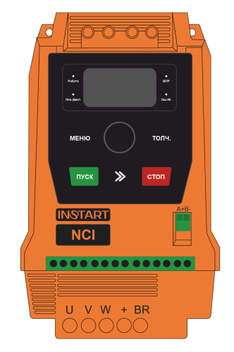00112500 Преобразователь частоты INSTART NCI-G5.5/P7.5-4B, 380В, 5,5кВт, 13А